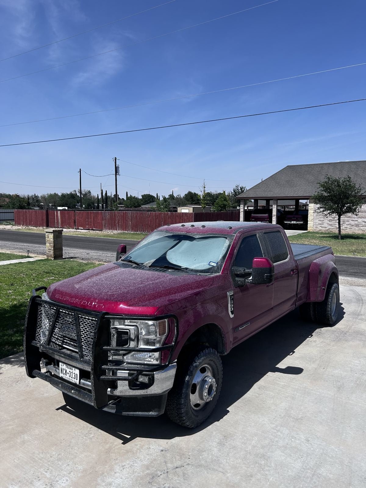 Dusty Ford F-350 Super Duty before Black Label exterior detail